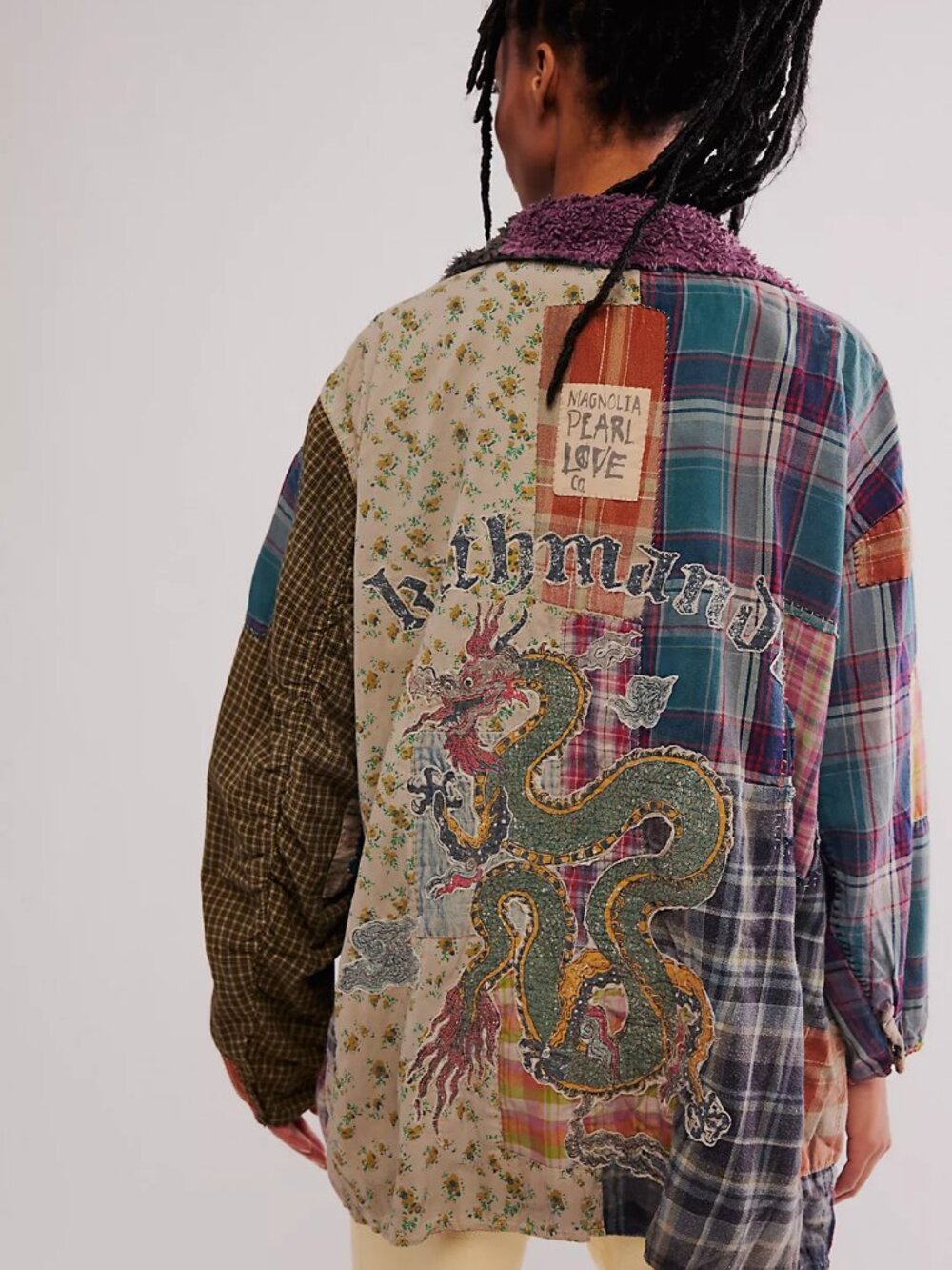 Magnolia Pearl Patchwork Dragon Kathmandu Jacket 936 - NWOT